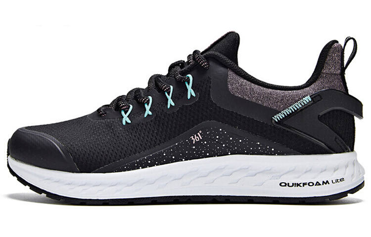 361° Cushioning Breathable Low top Sports Casual Shoes Women's Black White