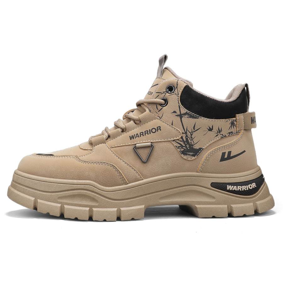 WARRIOR WARRIOR Combat Boots Men's Khaki/Gray/Black