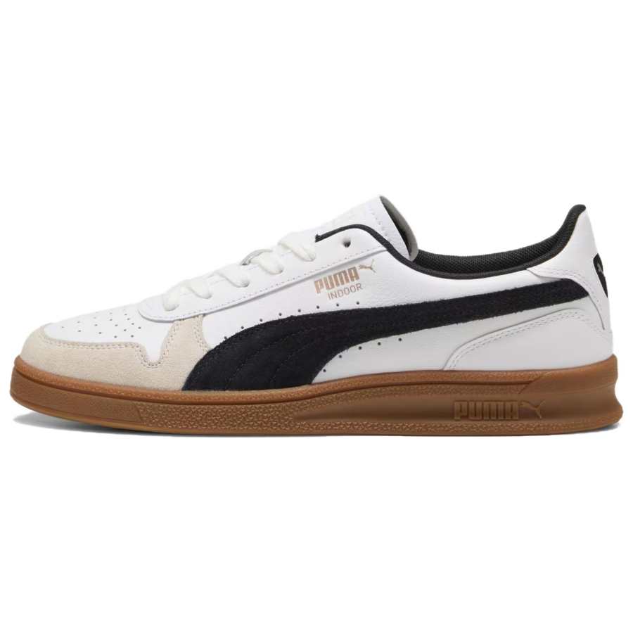 PUMA Indoor Classic Vintage Low top Casual Shoes Unisex Black White
