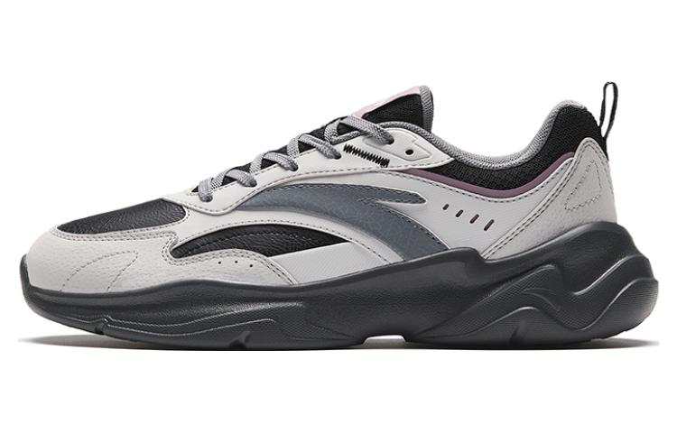 Anta Chao Bai Gz Comfortable Abrasion Resistant Low top Casual Shoes Women's Gray