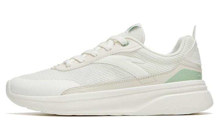 Anta Traveler GZ Slip Resistant Abrasion Resistant Low top Casual Shoes Women's White Green
