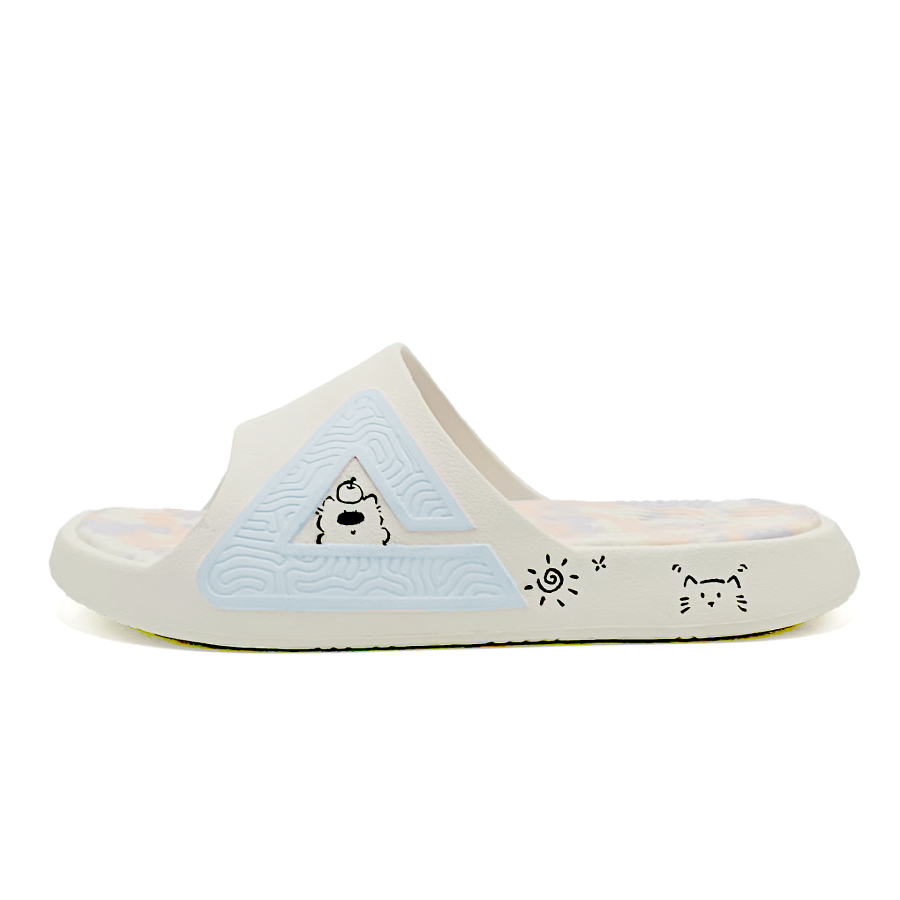 PEAK State Pole Odor Resistant Cushioning Slide Slippers Women's Light Blue