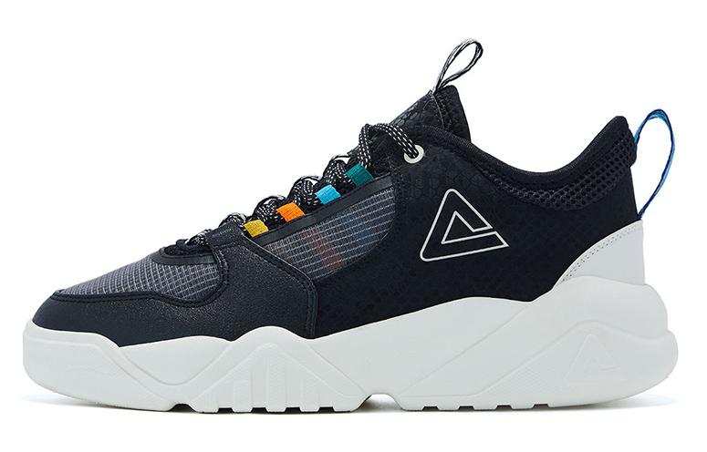 PEAK Basketball Culture Collection Breathable Mesh Low top Casual Shoes Men's Black White