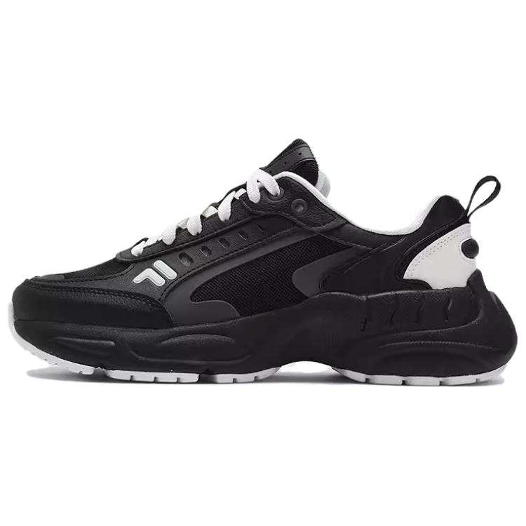 FILA FUSION RACEUP Cushioning Breathable Low top Casual Shoes Men's Black