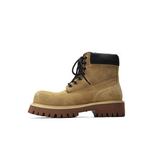 FANGSANHUO Short Combat Boots 5.0 Unisex Brown