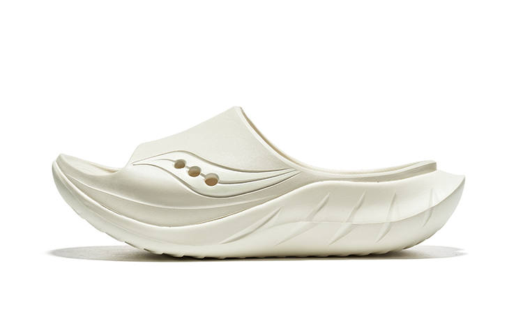 Saucony Cradle Baby Cradles 2 EVA Slip Resistant Slip Resistant Slide Slippers Unisex Light Gray Beige