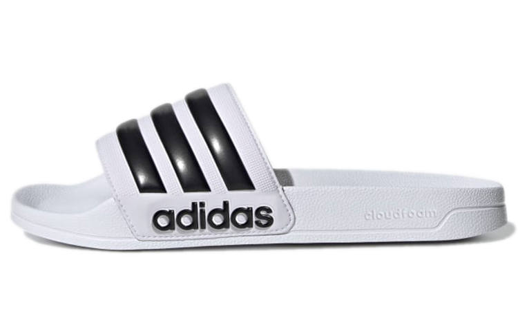 Adidas Neo Adilette Slide Slippers Unisex White Black