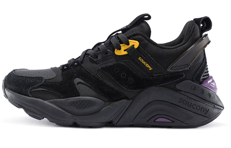 Saucony Gram 9000 Winter Casual Shoes Women's Low Top Black/Purple