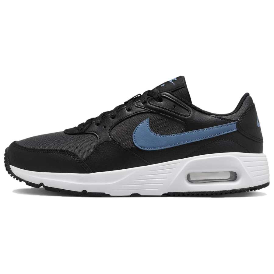Nike Nike Air Max SC Comfortable And Lightweight Breathable Low top Casual Shoes Men's Black Blue