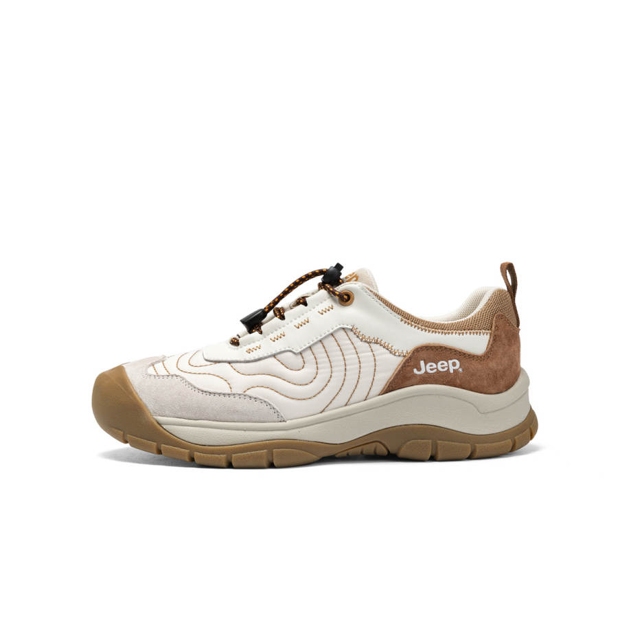 Jeep Abrasion Resistant Low top Casual Shoes Women's White Gray