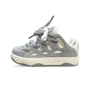 XLAIII Slip Resistant, Abrasion Resistant, Height Increasing Low top Casual Shoes Unisex Beige Gray