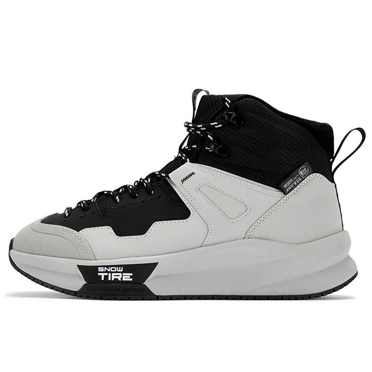361° Journey Thermal Cushioning Abrasion Resistant Slip Resistant High top Casual Shoes Men's Black Gray