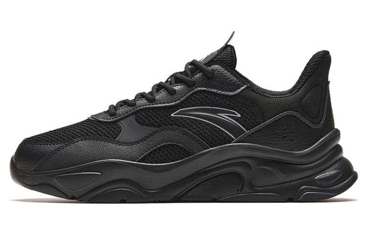 Anta Millennial Generation Comfortable Cushioning Abrasion Resistant Low top Casual Shoes Women's Black