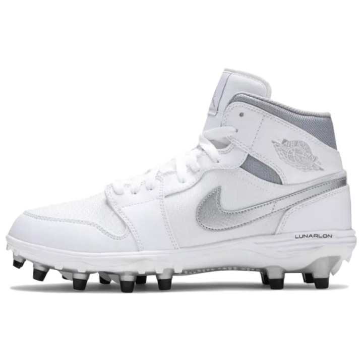 Jordan Air Jordan 1 Mid Td Cleat 'Metallic Silver'