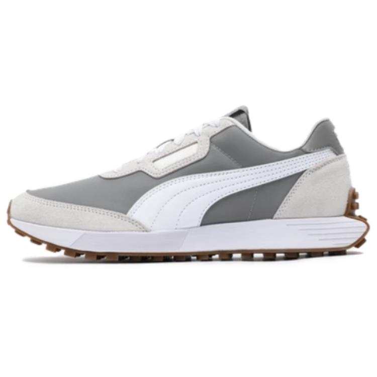 PUMA Runtamed Abrasion Resistant Low top Casual Shoes Unisex Light Gray