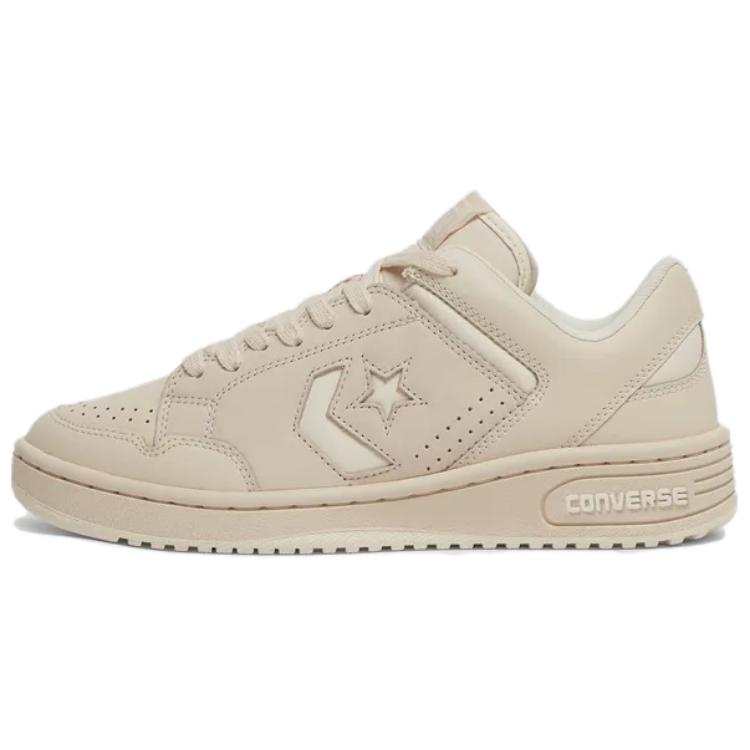 Converse WEAPON Abrasion Resistant Abrasion Resistant Low top Casual Shoes Unisex Beige
