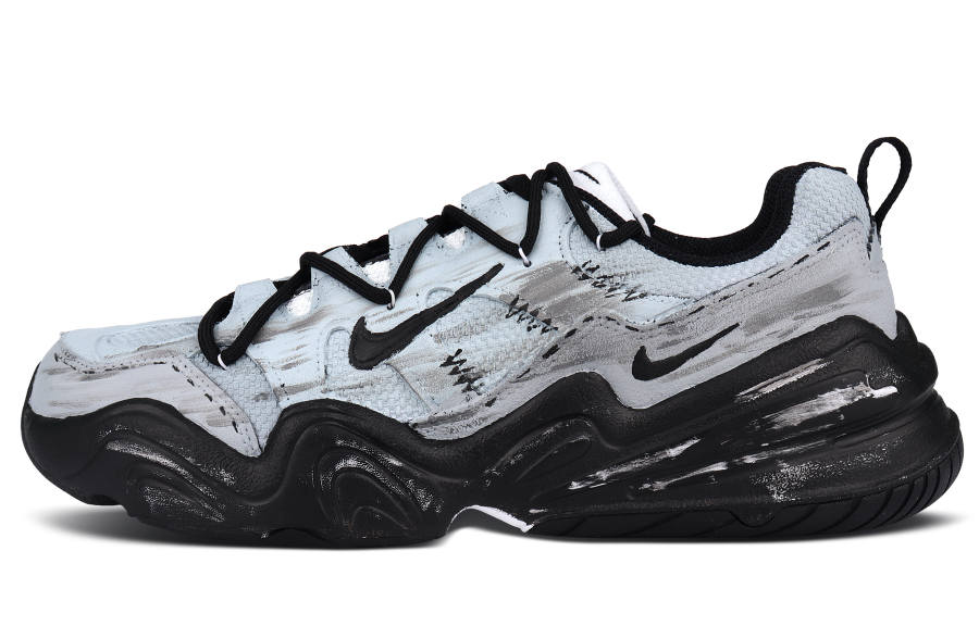 Nike Nike Tech Hera Cushioning Abrasion Resistant Cushioning, Wear Resistant Low top Casual Shoes Unisex Black Gray