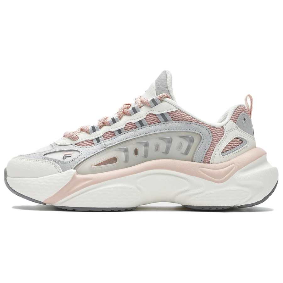 FILA FUSION SKY TRAIL DX Fishbone Head Textile, Synthetic Leather Cushioning, Wear Resistant Low top Casual Shoes