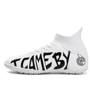 SHUANGDING Slip Resistant TF Turf Artificial Turf Synthetic Leather Soccer Shoes Unisex