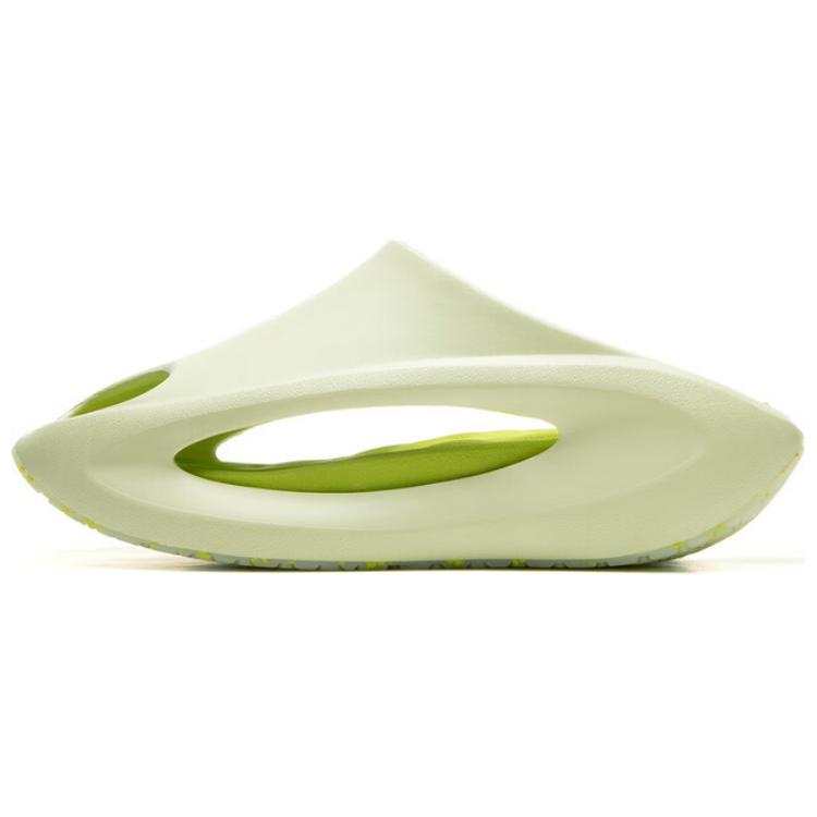 Li-Ning Li Ning Yun You Slay Slip Resistant Abrasion Resistant Slide Slippers Unisex Light Fruit Green