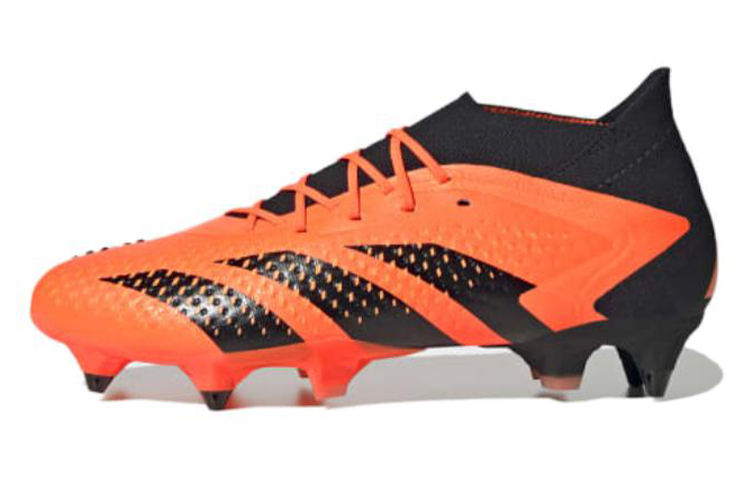 Adidas Adidas Predator Accuracy.1 IC/in Slip Resistant Abrasion Resistant Soccer Shoes Unisex Black Orange