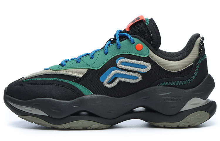 FILA FUSION Daddy Shoes 'Black Green'