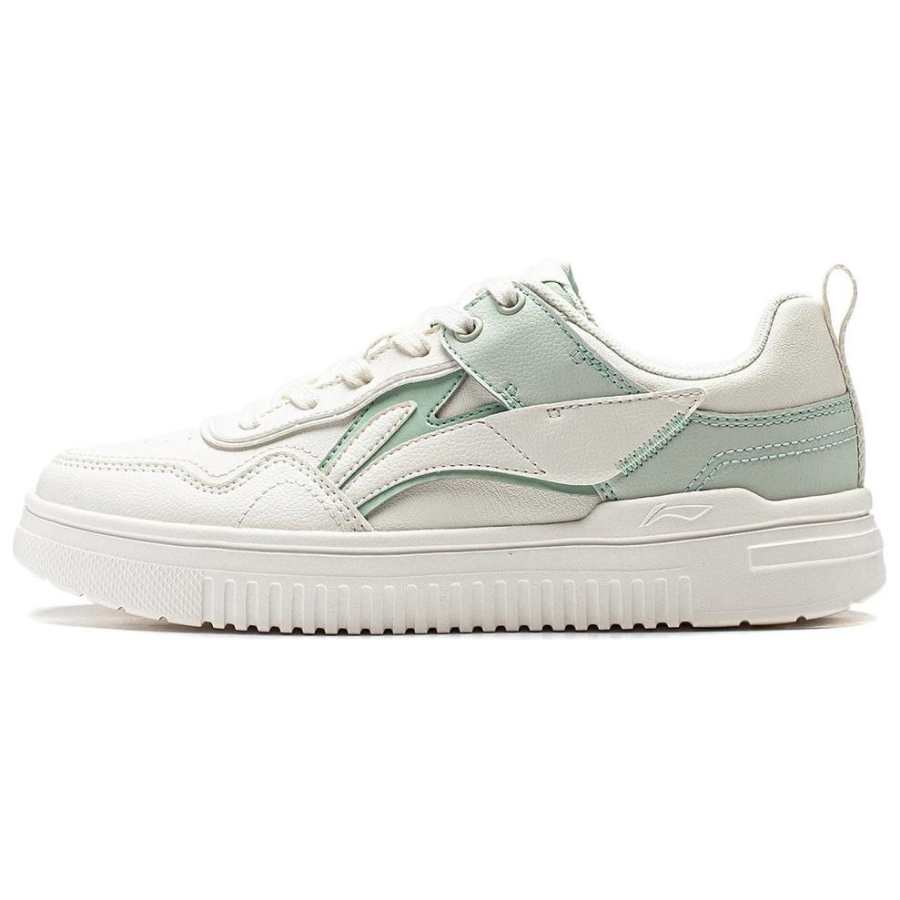 Li-Ning Li Ning Cyan Cloud Low top Casual Shoes Women's White Green