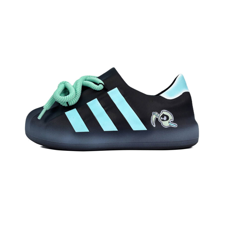 Adidas Originals AdiFOM Superstar Slip Resistant Lightweight Low top Casual Shoes Unisex Black Blue