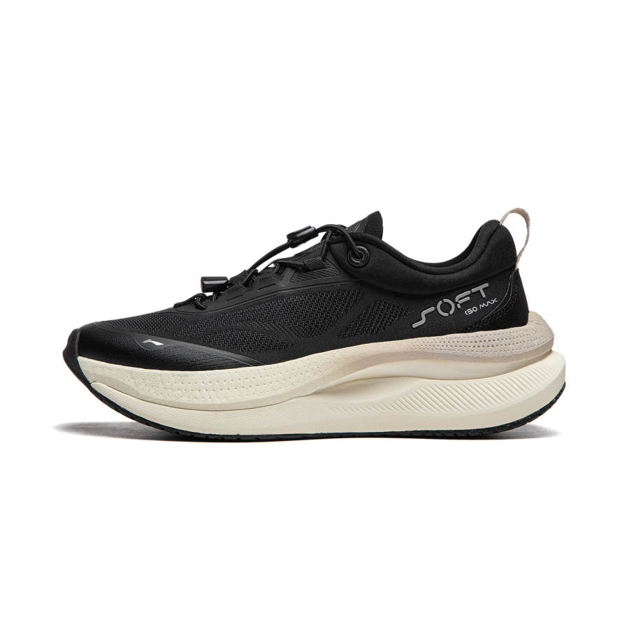 Li-Ning Li Ning SOFT GO MAX Fabric Low top Casual Shoes Women's Black