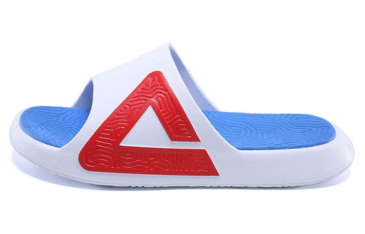 PEAK PEAK Plastic Sole Quiet Slide Slippers Women's White Blue Red