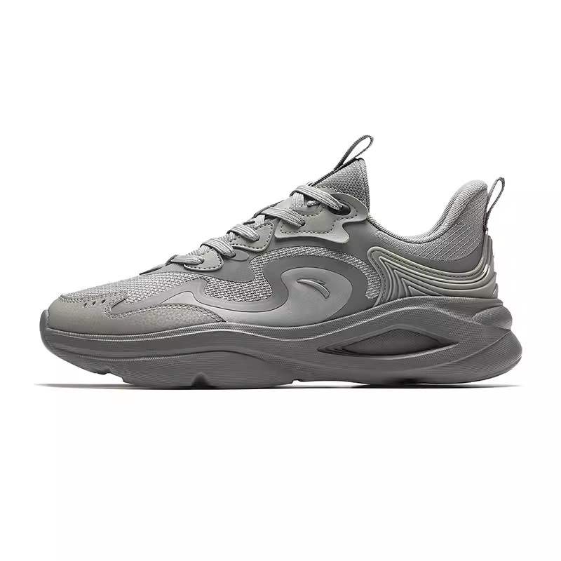 Anta Chao Bai 5.0 Wear resistant And Lightweight Low top Casual Shoes Men's Granite Gray
