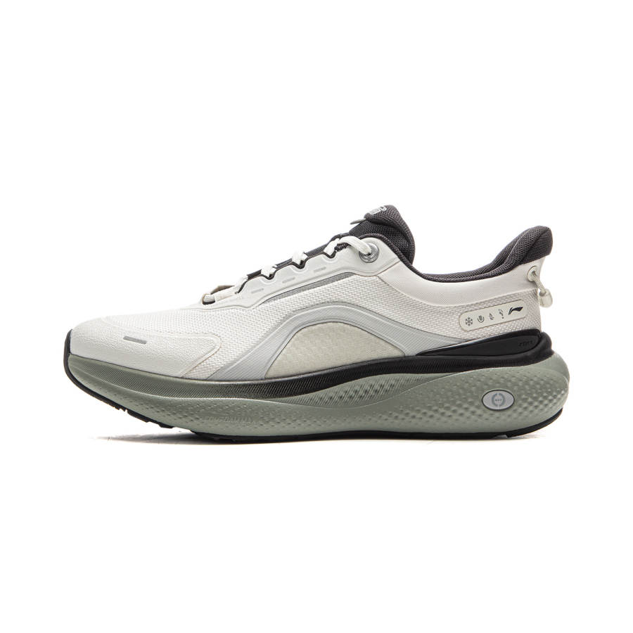 Li-Ning Li Ning SOFT PLUS 2 Cushioning Slip Resistant Abrasion Resistant Height Increasing Low top Casual Shoes Men's