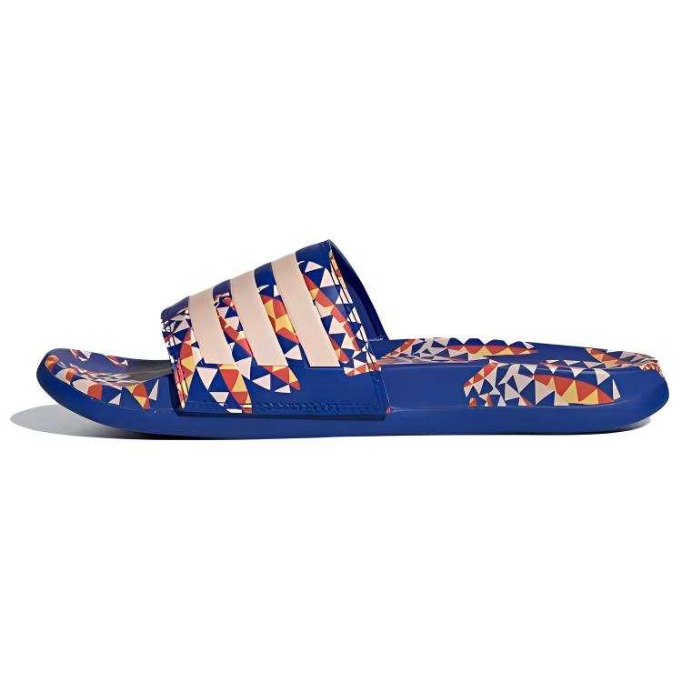 Adidas Adidas Wmns Swim Adilette Comfort Sandal 'Bold Blue Bliss Orange' Women's