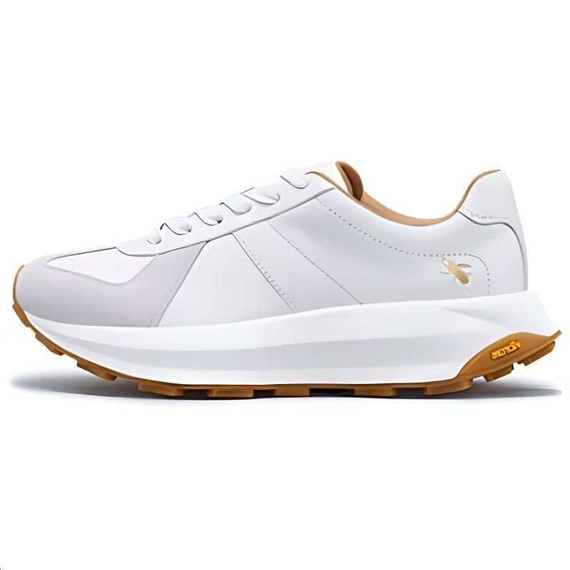 TSUBO CR Gat Cushioning, Wear Resistant Low top Casual Shoes Unisex White Gray
