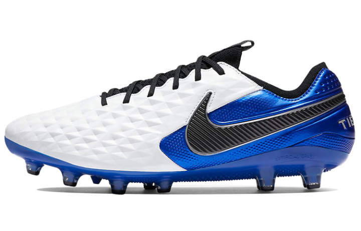 Nike Nike Tiempo Legend 8 Elite AG Pro Low Top Soccer Shoes White/Blue