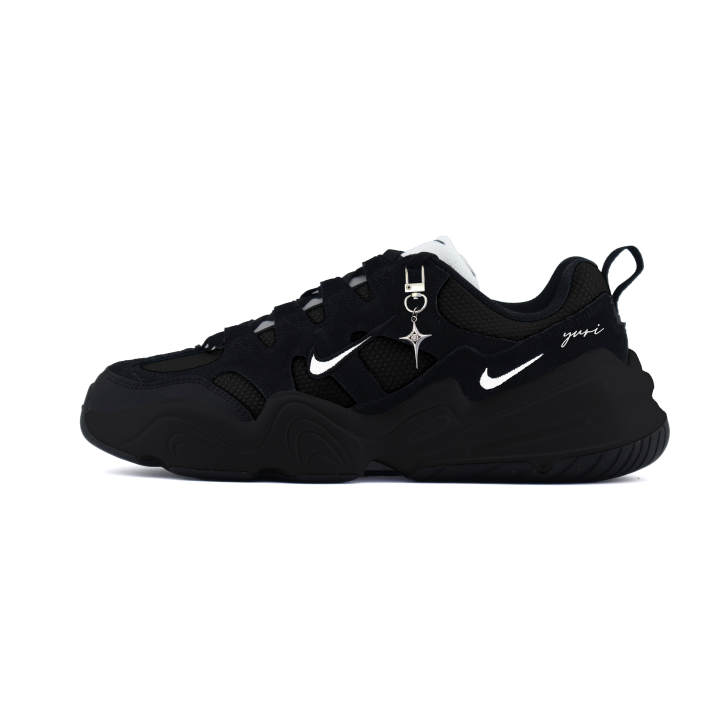 Nike Nike Tech Hera Cool Black Abrasion Resistant Low top Casual Shoes Unisex Black