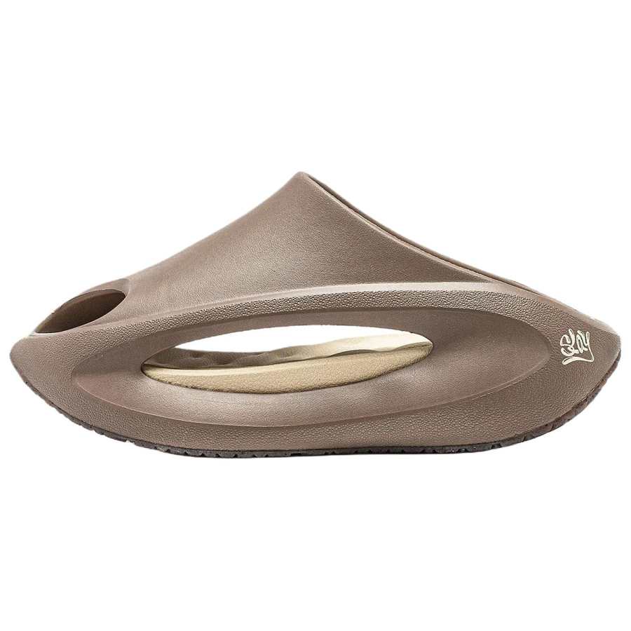 Li-Ning Li Ning Yun You Slay Slip Resistant Abrasion Resistant Slide Slippers Unisex Brown