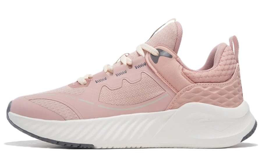 Li-Ning Li Ning Cushioning Rebound Low top Sports Casual Shoes Women's Mist Rose Pink