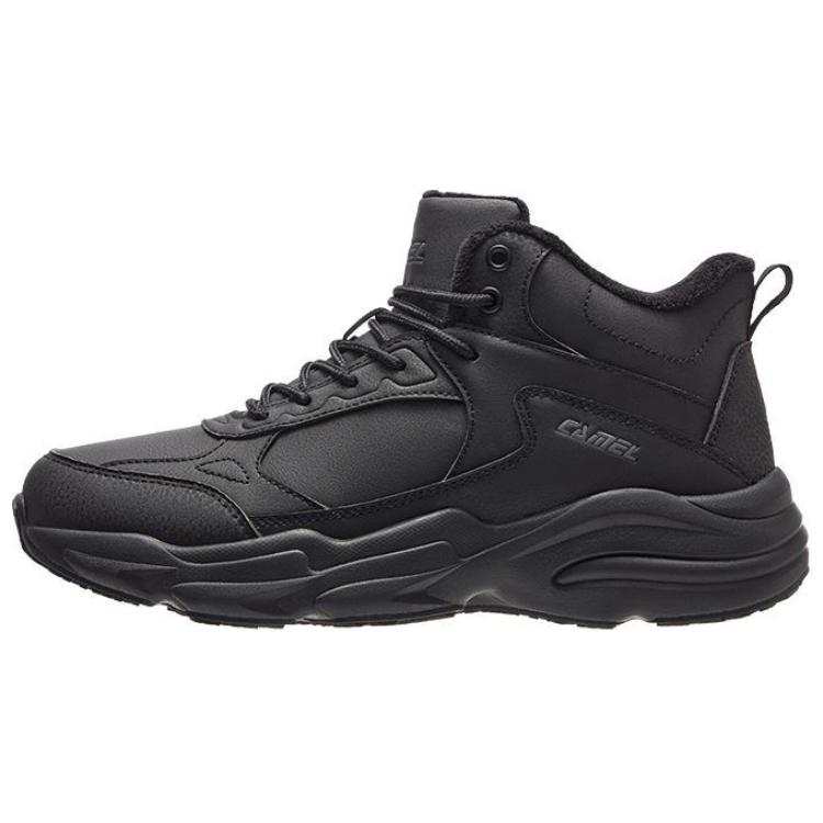 CAMEL Fleece Lined, Comfortable Versatile Cushioning Slip Resistant Abrasion Resistant Mid top Casual Shoes Men's