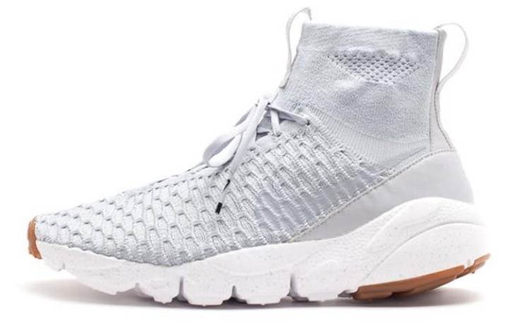 Nike Nike Footscape Magista Grey White Slip Resistant Abrasion Resistant Slip Resistant Abrasion Resistant High top