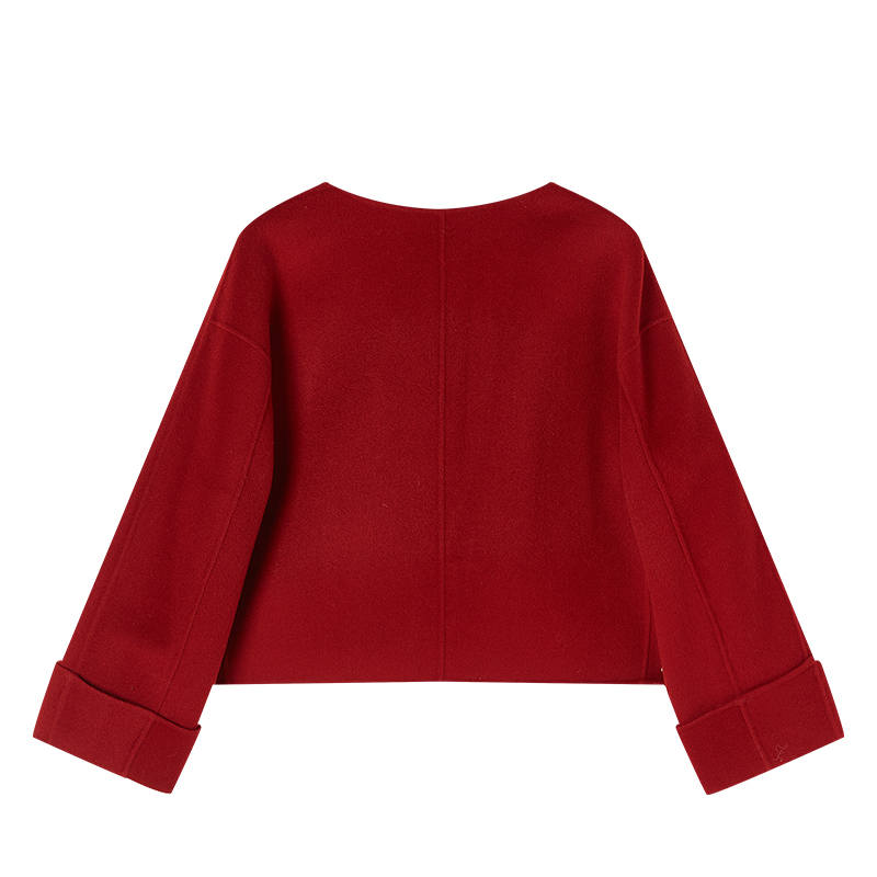XIANGYING Coats Women's Red Thickened
