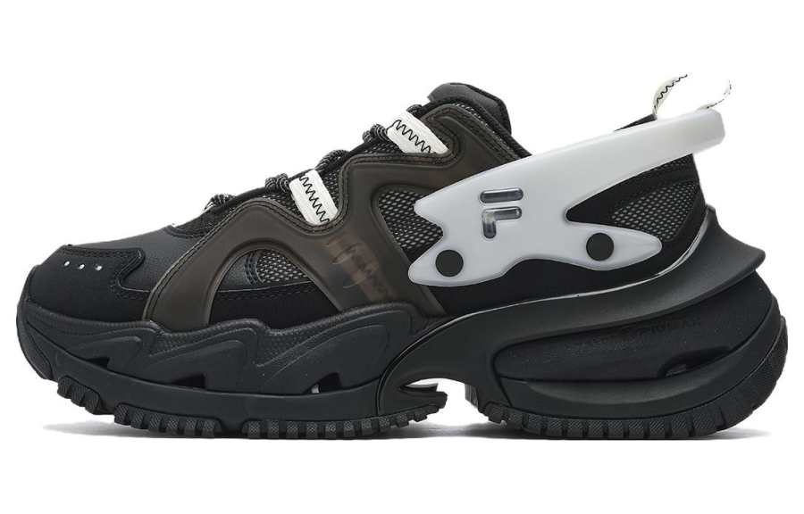 FILA FUSION Armour Sneakers 'Black White' Women's