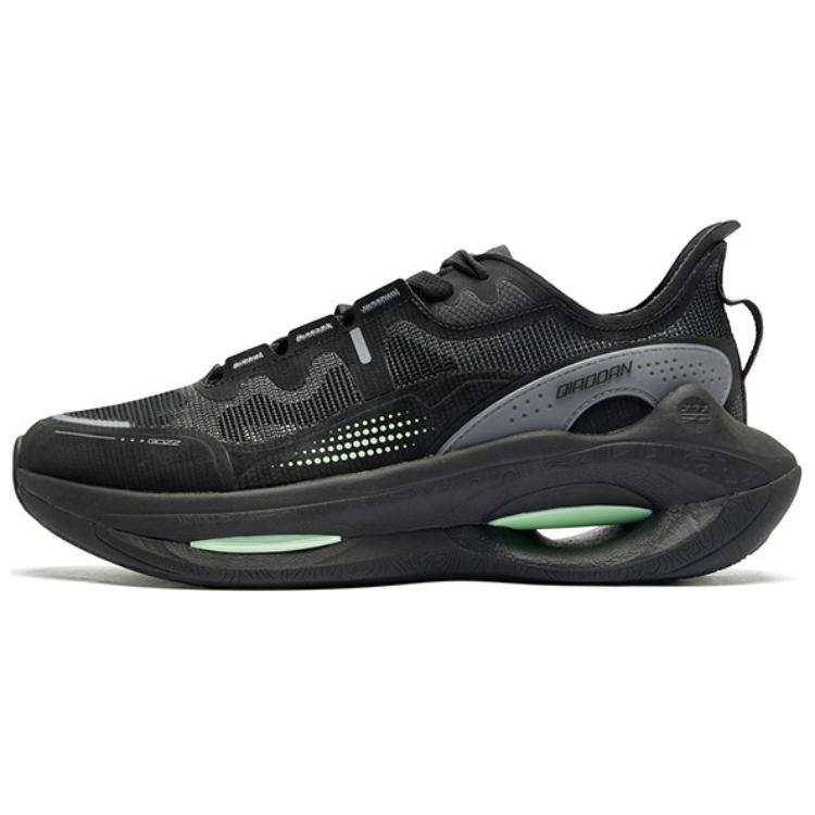 QIAODAN Xingji Slip Resistant Abrasion Resistant Low top Casual Shoes Men's Black