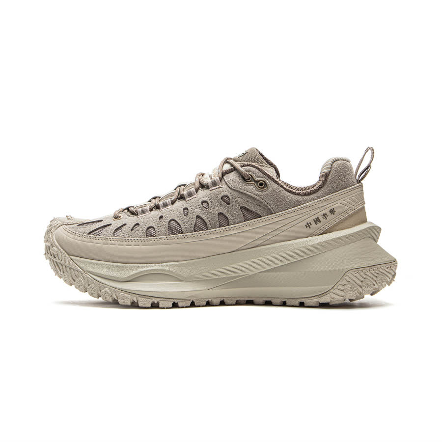 Li-Ning Li Ning Ranger CRC Textile, Synthetic Leather Low top Casual Shoes Unisex Khaki