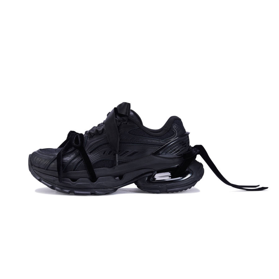 Li-Ning Li Ning Furious Rider BOW Abrasion Resistant Support Abrasion Resistant Support Low top Casual Shoes Women's Black