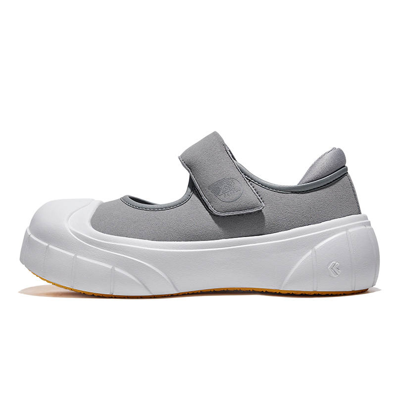 FEIYUE Comfortable Abrasion-Resistant Breathable Low-top Casual Shoes Women's Gray