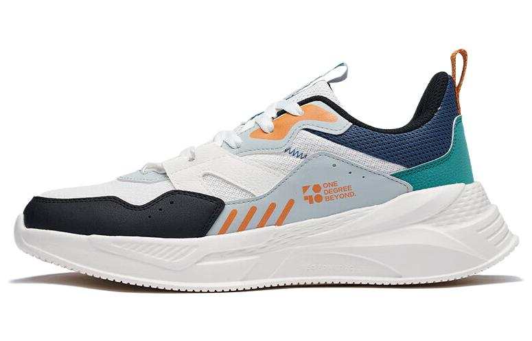 361° Cushioning Slip Resistant Abrasion Resistant Low top Sports Casual Shoes Men's White Black Blue