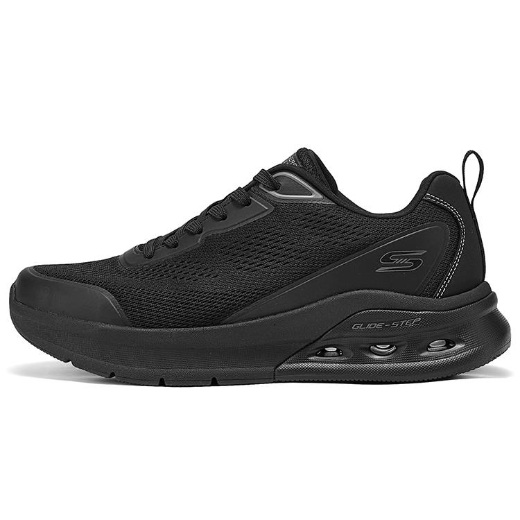 Skechers BOBS Sport Arc Waves 2.0 Cushioning Low top Casual Shoes Men's All Black