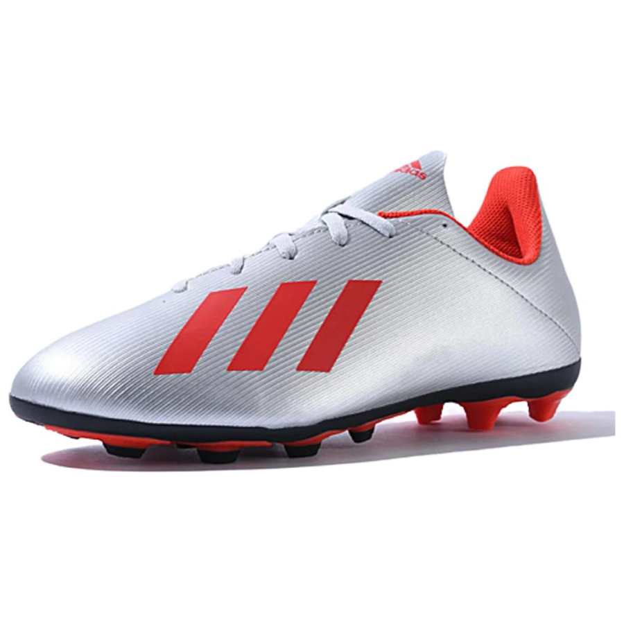 Adidas Adidas X 19.4 Artificial Turf, Natural Grass Slip Resistant Abrasion Resistant Soccer Shoes Women's Silver Red