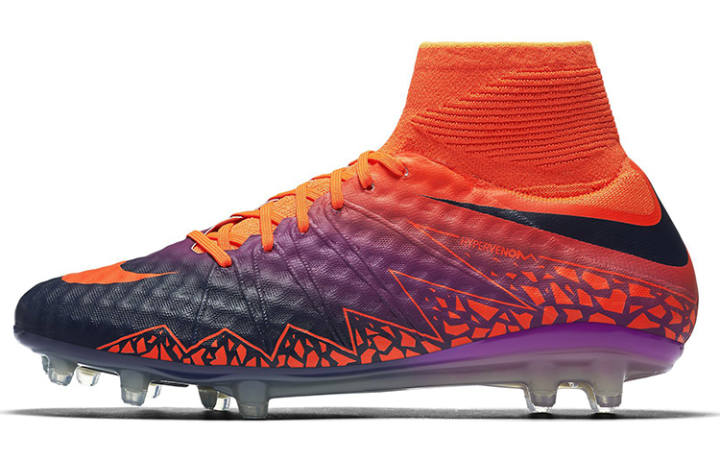 Nike Nike Hypervenom Phantom 2 Soccer Shoes Men's High Top Orange/Purple/Black